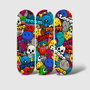 Wallity Cuadro Decorativo de MDF Multicolor (3 Piezas)